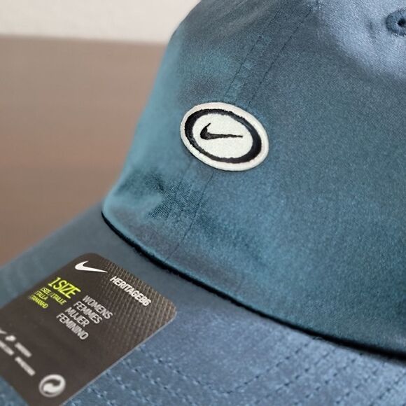 Nike Sportswear NSW Floral Satin Hat Blue Green - Picture 6 of 9